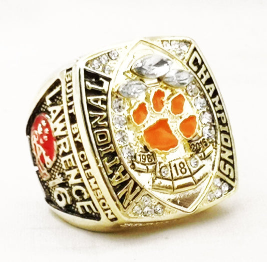 Clemson Tigers College National Championship Ring (2018)