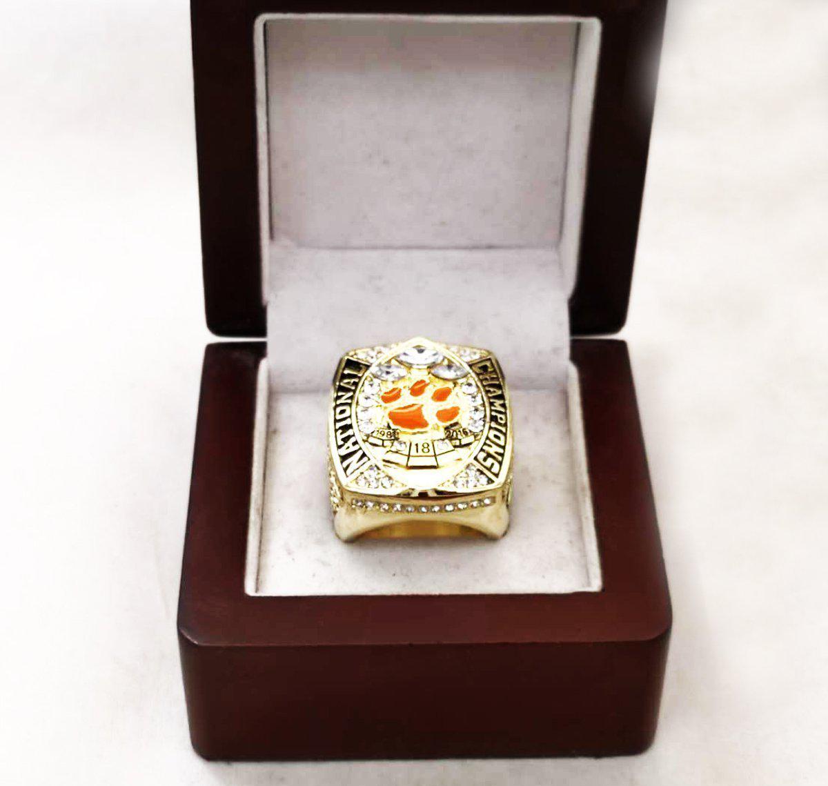 Clemson Tigers College National Championship Ring (2018)