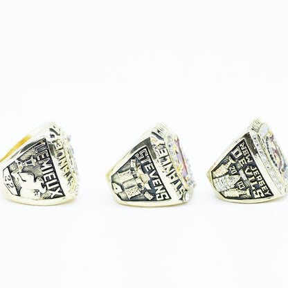 New Jersey Devils Stanley Cup 3 Ring Set (1995, 2000, 2003)