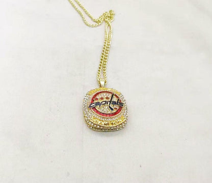 Washington Capitals Stanley Cup Pendant Necklace and Chain (2018)