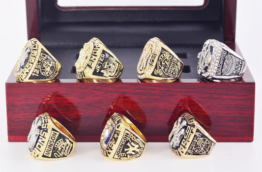 New York Yankees World Series 7 Ring Set (1977, 1978, 1996, 1998, 1999, 2000, 2009)