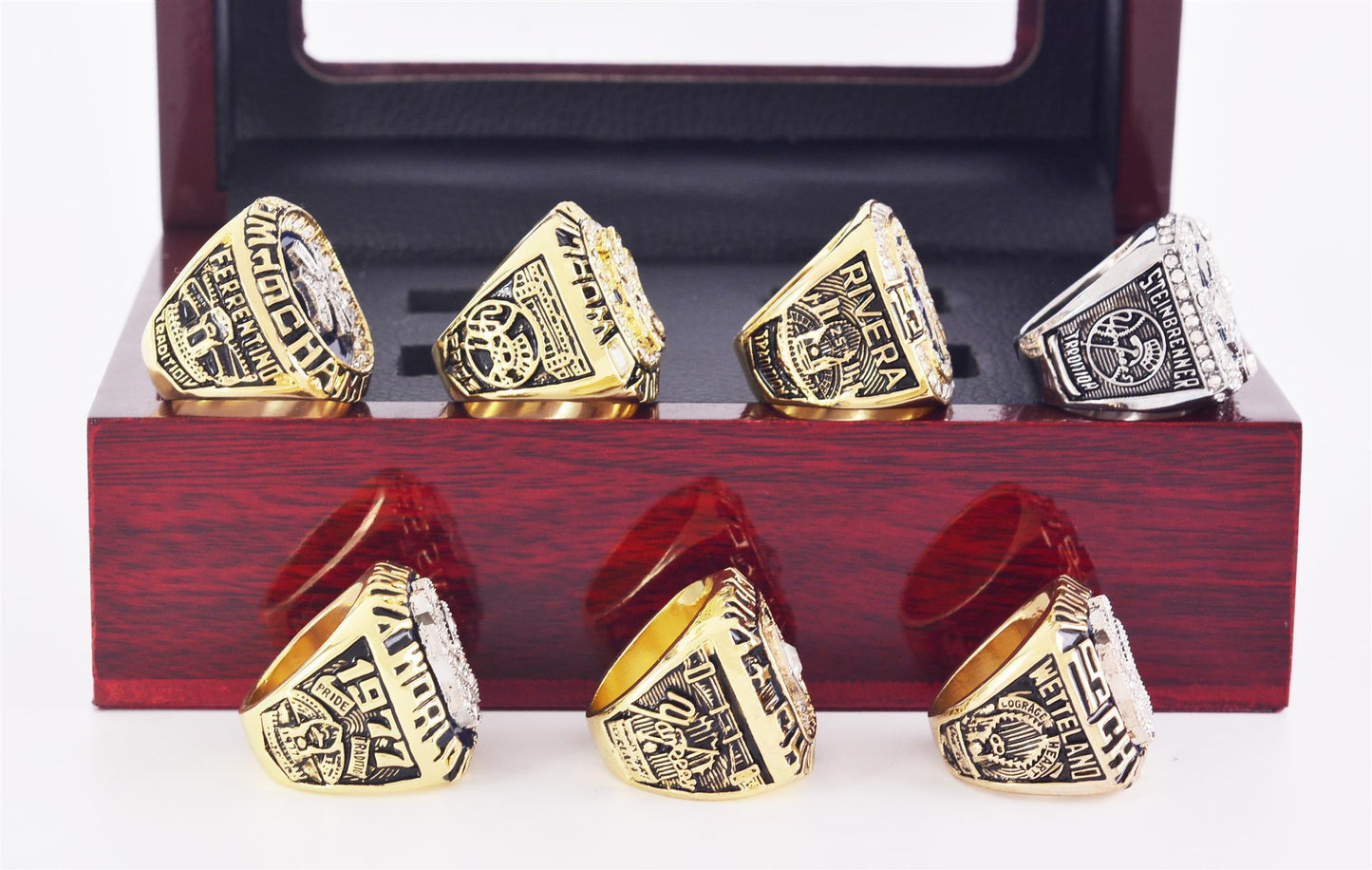 New York Yankees World Series 7 Ring Set (1977, 1978, 1996, 1998, 1999, 2000, 2009)