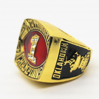 Oklahoma Sooners College Football National Championship Ring (1985)