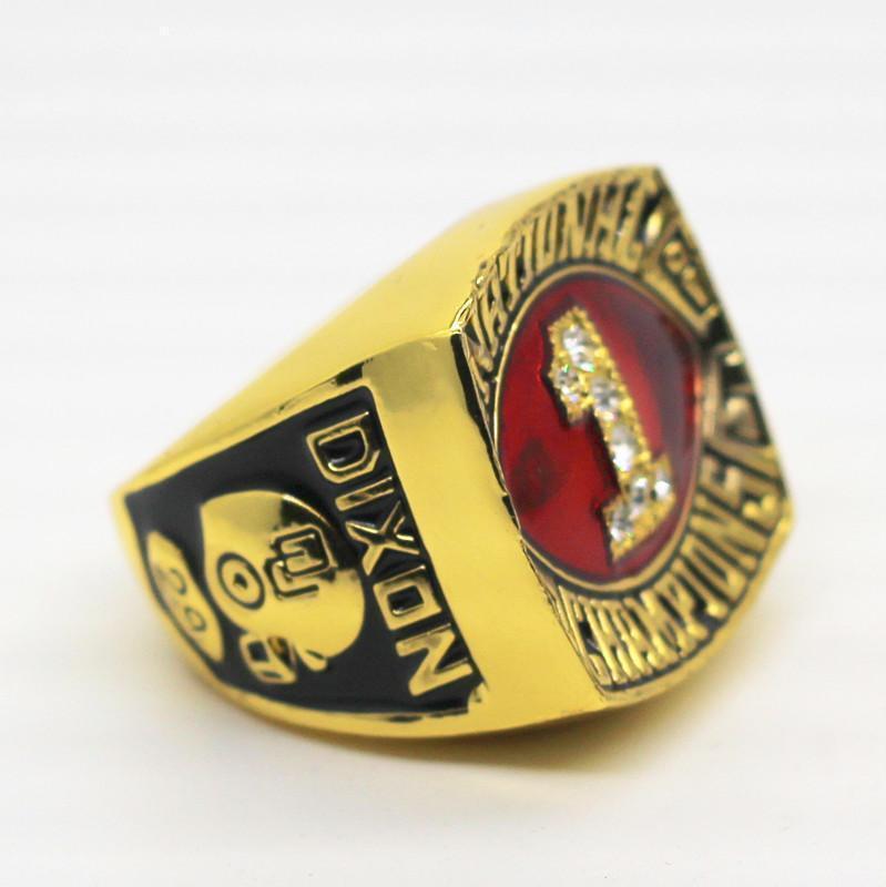 Oklahoma Sooners College Football National Championship Ring (1985)