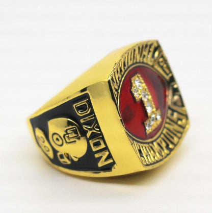 Oklahoma Sooners College Football National Championship Ring (1985)