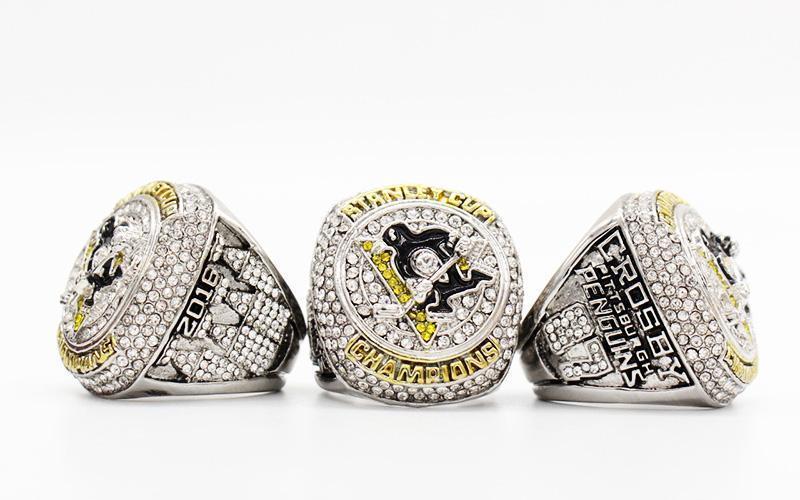 Pittsburgh Penguins Stanley Cup 5 Ring Set (1991, 1992, 2009, 2016, 2017)