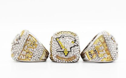 Pittsburgh Penguins Stanley Cup 5 Ring Set (1991, 1992, 2009, 2016, 2017)