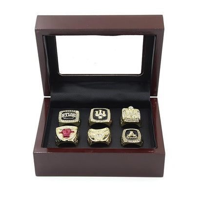Chicago Bulls NBA Championship 6 Ring Set (1991, 1992, 1993, 1996, 1997, 1998)