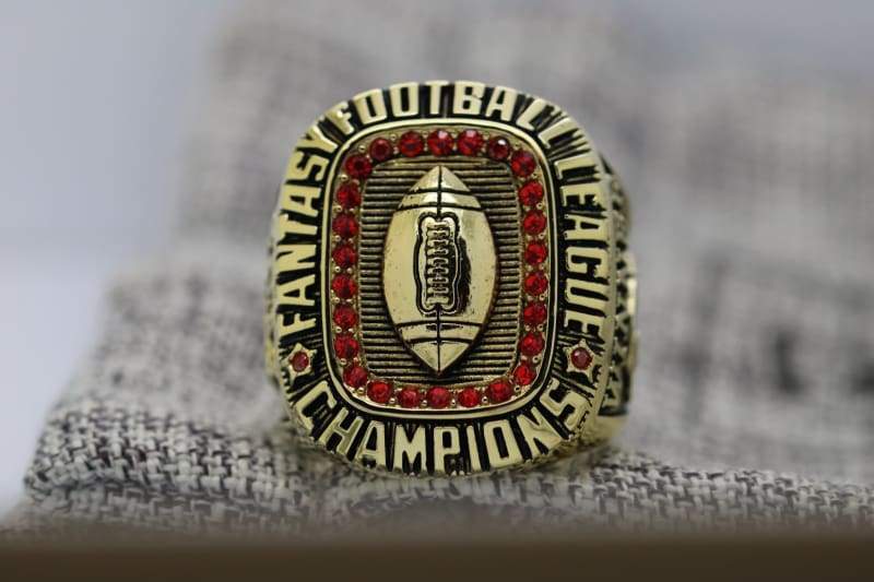 Fantasy Football Championship Ring 18k Yellow Gold Plated (2019) - Premium Series