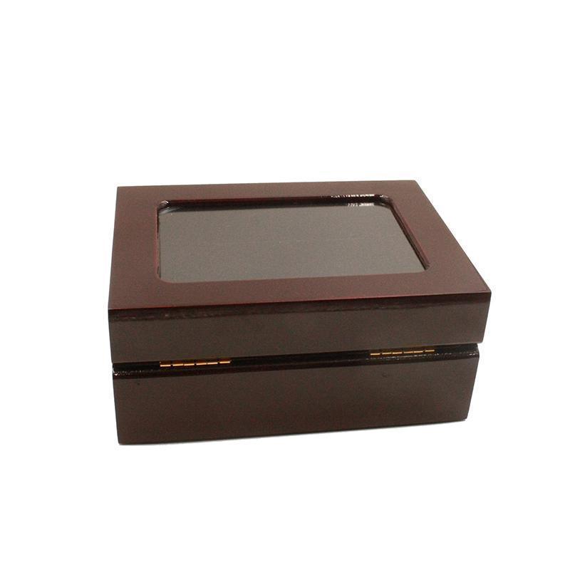 Solid Wooden Box with Clear Display (5 Holes)