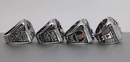 Boston Red Sox World Series Ring Set (2004, 2007, 2013, 2018) - Premium Series