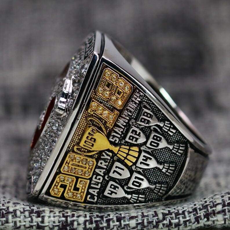 Calgary Stampeders CFL Grey Cup Championship Ring (2018) - Premium Series