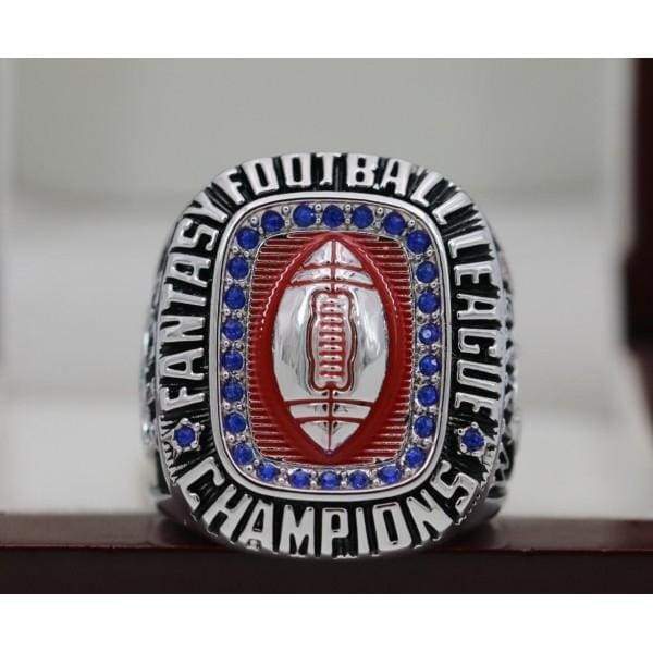 Fantasy Football Championship Ring 18k White Gold Plated (2019) - Premium Series