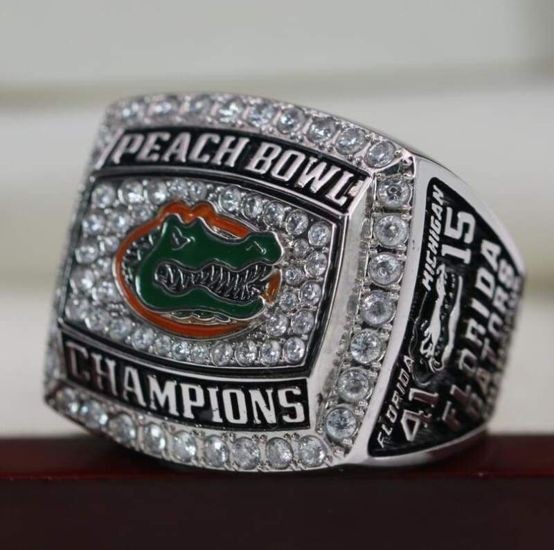 Florida Gators Peach Bowl College Football Championship Ring (2018) - Premium Series