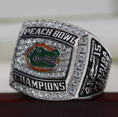 Florida Gators Peach Bowl College Football Championship Ring (2018) - Premium Series