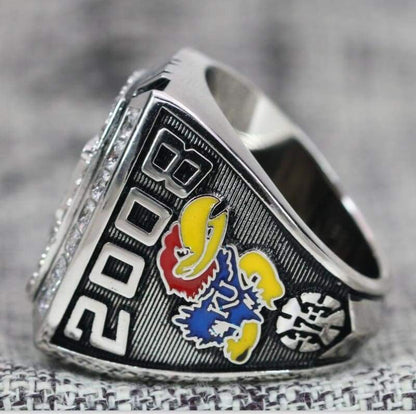 Kansas Jayhawks College Basketball Championship Ring (2008) - Premium Series