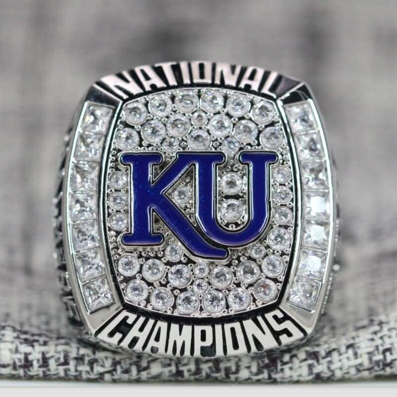 Kansas Jayhawks College Basketball Championship Ring (2008) - Premium Series