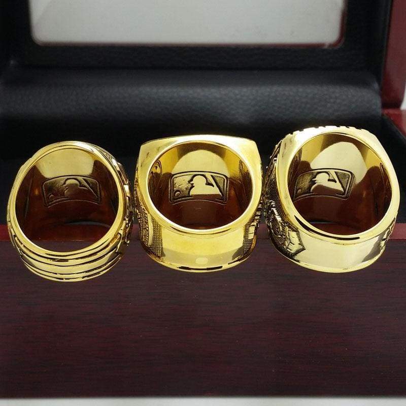 Los Angeles Dodgers World Series Ring Set (1955, 1981, 1988) - Premium Series