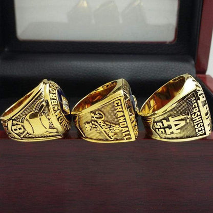 Los Angeles Dodgers World Series Ring Set (1955, 1981, 1988) - Premium Series