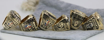 Los Angeles Lakers NBA Championship Ring 6 Ring Set (2000, 2001, 2002, 2009, 2010, Kobe) - Premium Series