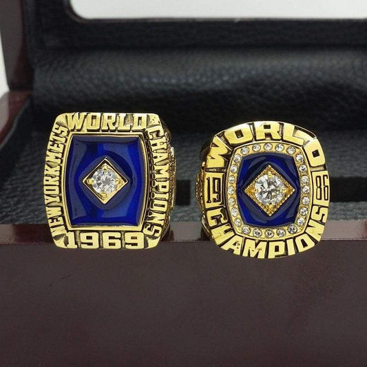 New York Mets World Series Ring Set (1969, 1986) - Premium Series