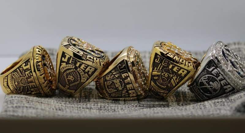 New York Yankees World Series Ring Set (1996, 1998, 1999, 2000, 2009) - Premium Series