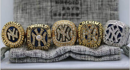 New York Yankees World Series Ring Set (1996, 1998, 1999, 2000, 2009) - Premium Series