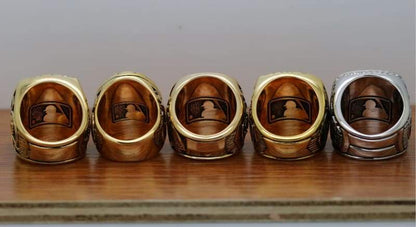New York Yankees World Series Ring Set (1996, 1998, 1999, 2000, 2009) - Premium Series