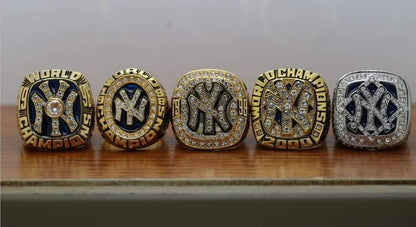 New York Yankees World Series Ring Set (1996, 1998, 1999, 2000, 2009) - Premium Series