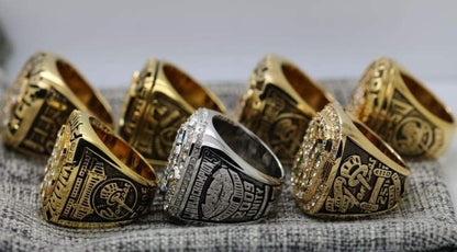New York Yankees World Series Ring Set of 7 (1977, 1978, 1996, 1998, 1999, 2000, 2009) - Premium Series