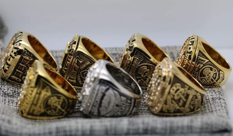 New York Yankees World Series Ring Set of 7 (1977, 1978, 1996, 1998, 1999, 2000, 2009) - Premium Series