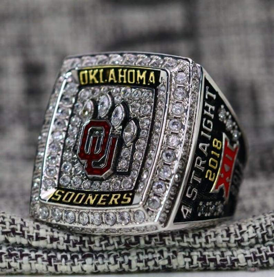 Oklahoma Sooners Big 12 Championship Ring (2018) - Premium Series