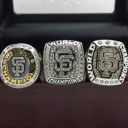 San Francisco Giants World Series Ring Set (2010, 2012, 2014) - Premium Series