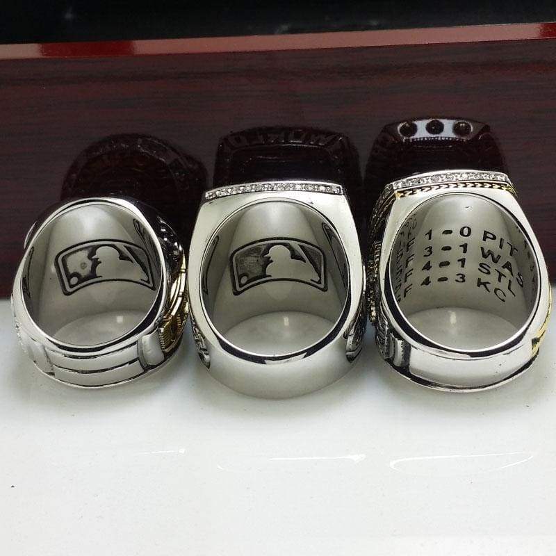 San Francisco Giants World Series Ring Set (2010, 2012, 2014) - Premium Series