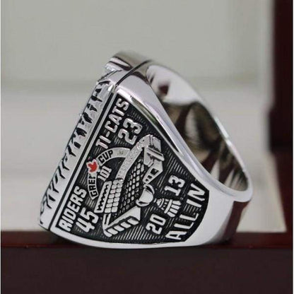 Saskatchewan Roughriders CFL Grey Cup Championship Ring (2013) - Premium Series