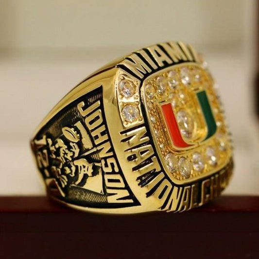 Miami Hurricanes College Football National Championship Ring (1991) - Premium Series