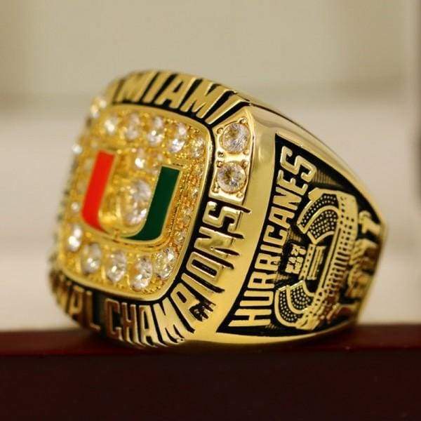 Miami Hurricanes College Football National Championship Ring (1991) - Premium Series