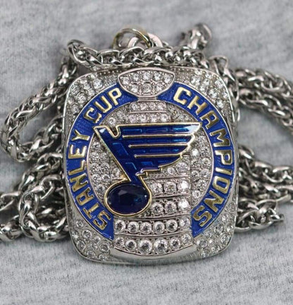St. Louis Blues Stanley Cup Pendant Necklace (2019) - Premium Series