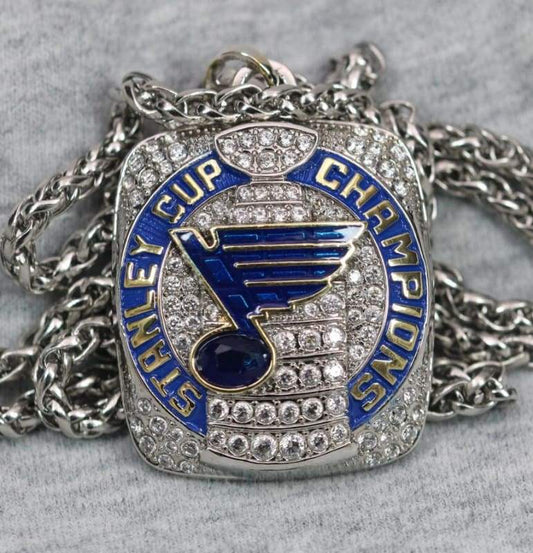 St. Louis Blues Stanley Cup Pendant Necklace (2019) - Premium Series