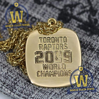Toronto Raptors NBA Championship Pendant Necklace (2019) - Premium Series